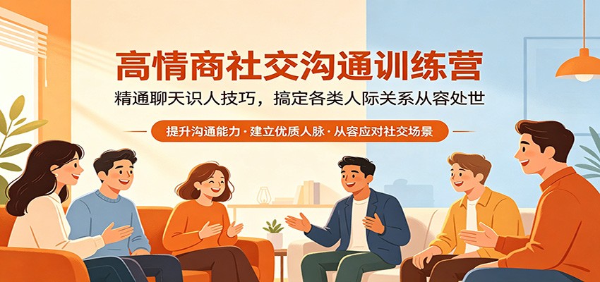 高情商社交沟通训练营：精通聊天识人技巧，搞定各类人际关系从容处世-宇文网创