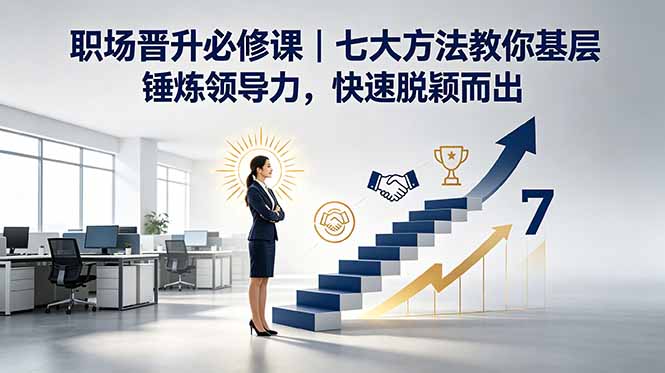 (18629期)付费文章:职场晋升必修课|七大方法教你基层锤炼领导力,快速脱颖而出-宇文网创