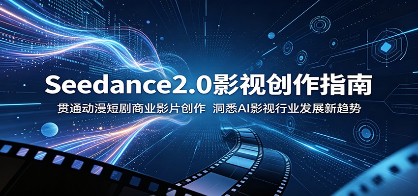 Seedance2.0影视创作指南:贯通动漫短剧商业影片创作,洞悉AI影视行业发展新趋势-宇文网创