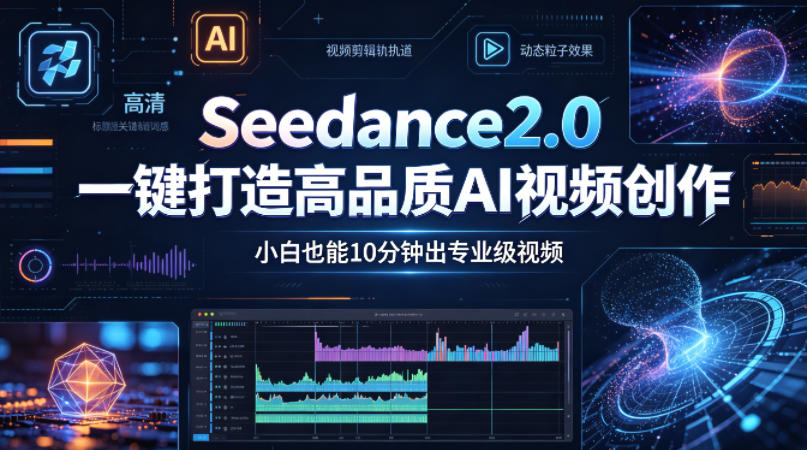 Seedance2.0一键打造高品质AI视频创作，小白也能10分钟出专业级视频-宇文网创