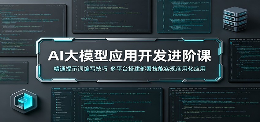 AI大模型应用开发进阶课:精通提示词编写技巧,多平台搭建部署技能实现商用化应用-宇文网创