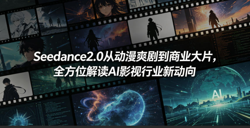 Seedance2.0从动漫爽剧到商业大片，全方位解读AI影视行业新动向-宇文网创
