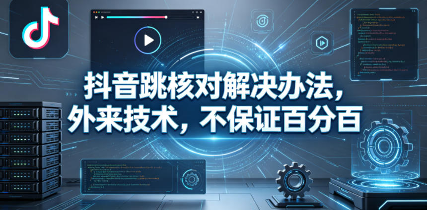 抖音跳核对解决办法，外来技术，不保证百分百-宇文网创