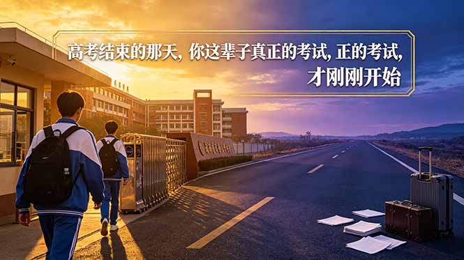 (18968期)付费文章:高考结束的那天,你这辈子真正的考试,才刚刚开始-宇文网创