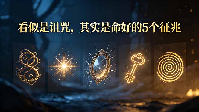 （19089期）付费文章：看似是诅咒，其实是命好的5个征兆-宇文网创