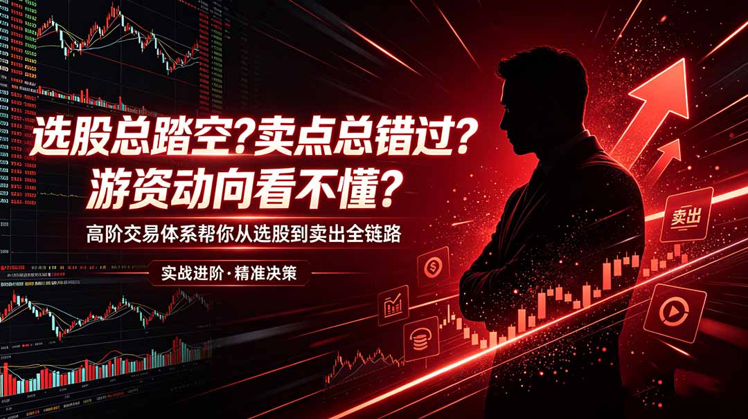 （18937期）选股总踏空？卖点总错过？游资动向看不懂？高阶交易体系帮你从选股到卖出全链路（更新6月）-宇文网创