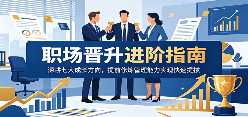 职场晋升进阶指南：深耕七大成长方向，提前修炼管理能力实现快速提拔-宇文网创