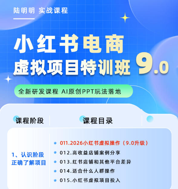 图片[3]-小红书虚拟项目特训班9.0，AI原创PPT技术全跑通，单店纯利润几个W-宇文网创