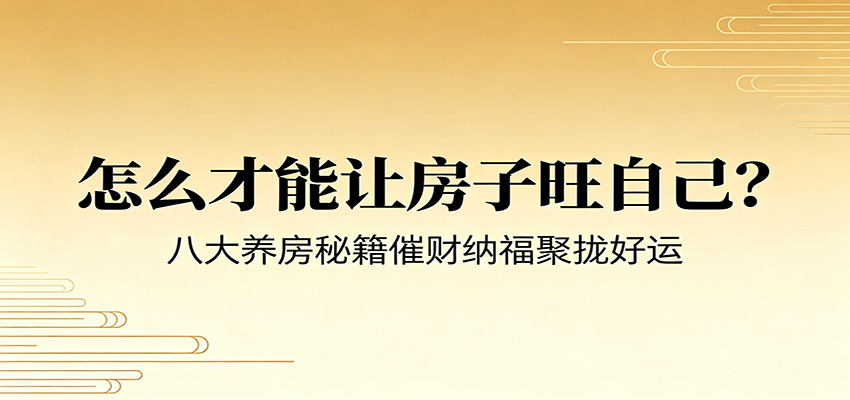 付费文章《怎么才能让房子旺自己？》八大养房秘籍催财纳福聚拢好运-宇文网创