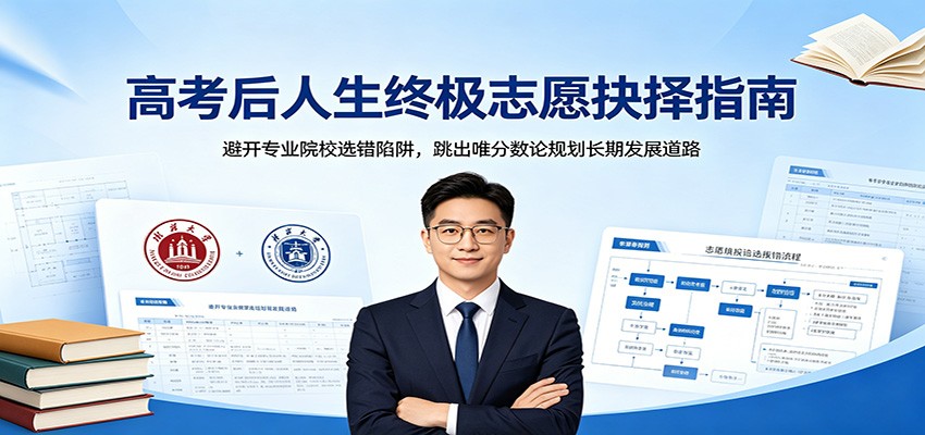 高考后人生终极志愿抉择指南:避开专业院校选错陷阱,跳出唯分数论规划长期发展道路-宇文网创