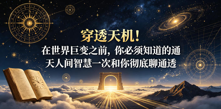 付费文章：穿透天机！在世界巨变之前，你必须知道的通天人间智慧一次和你彻底聊通透-宇文网创