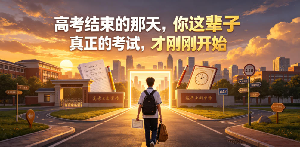 付费文章：高考结束的那天，你这辈子真正的考试，才刚刚开始-宇文网创