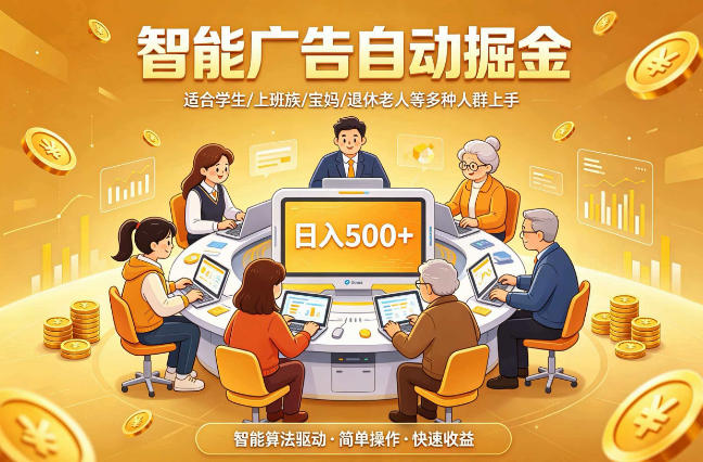 2026年最好做的项目：自动掘金项目，小白轻易上手，单日轻松收入500+【揭秘】-宇文网创