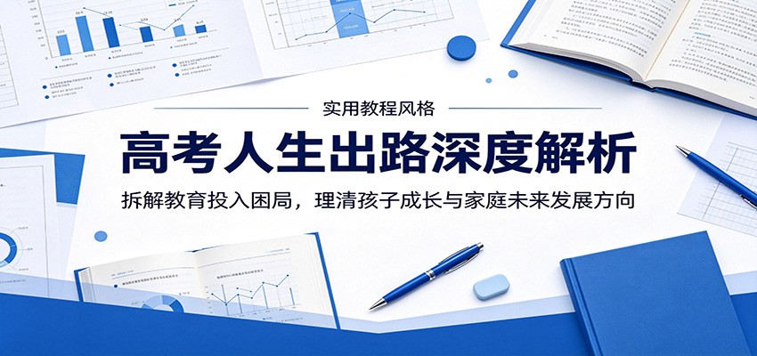 高考人生出路深度解析:拆解教育投入困局,理清孩子成长与家庭未来发展方向-宇文网创