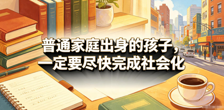 付费文章：普通家庭出身的孩子，一定要尽快完成社会化-宇文网创