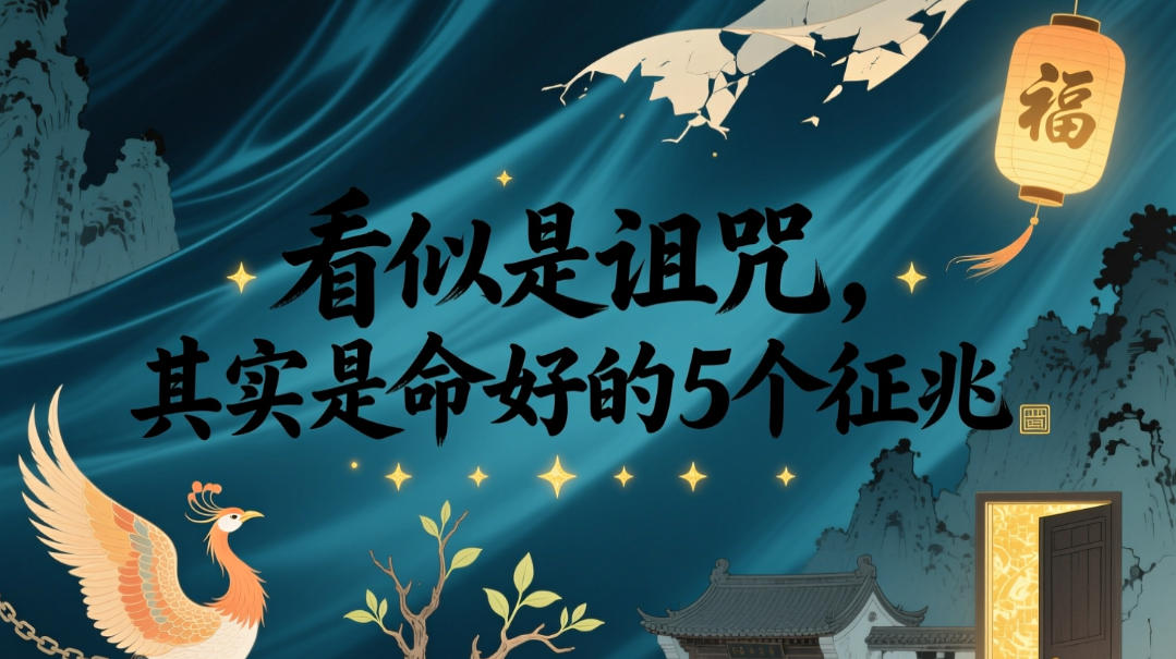 付费文章：看似是诅咒，其实是命好的5个征兆-宇文网创