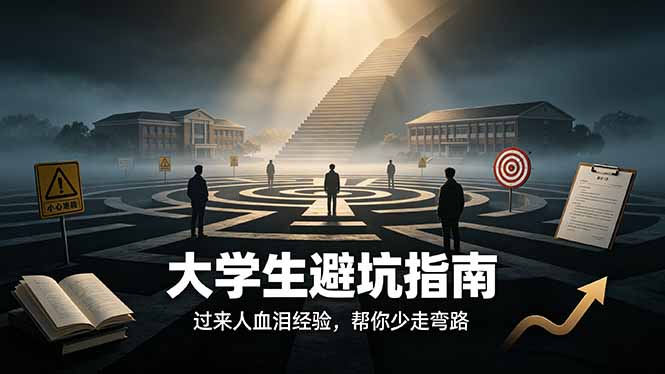 (19195期)付费文章:大学生避坑指南 ,过来人血泪经验,帮你少走弯路-宇文网创
