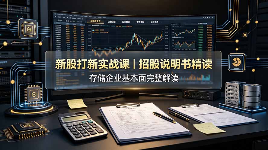 (19255期)付费文章:新股打新实战课|招股说明书精读,存储企业基本面完整解读-宇文网创