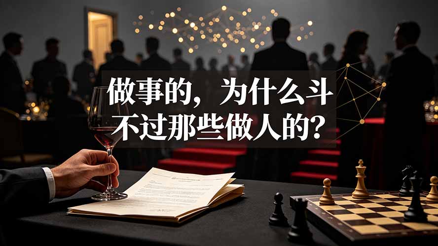 (19414期)付费文章:做事的,为什么斗不过那些做人的?-宇文网创