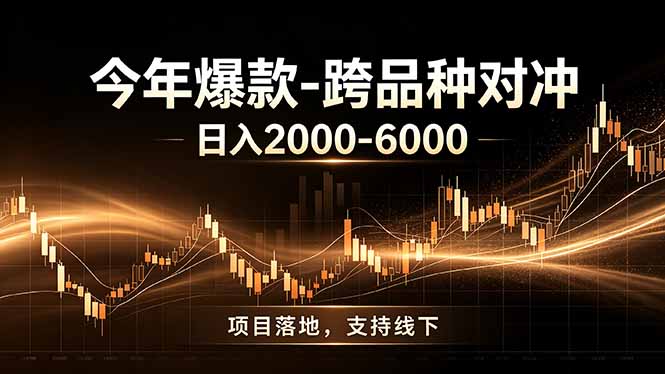 (19179期)全新跨品种对冲模式上线!日稳定盈利 2000-6000,合规长久可批量放大-宇文网创