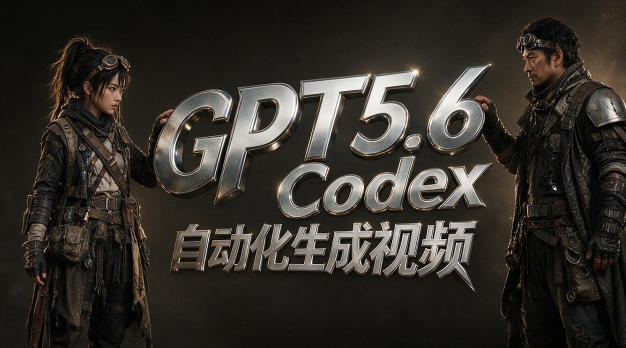 GPT5.6+Codex自动化生成视频全流程实战，从提示词设计、角色设定、封面海报，到视频生成思路与自动化工作流-宇文网创