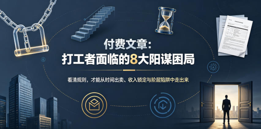 付费文章:打工者面临的8大阳谋困局-宇文网创
