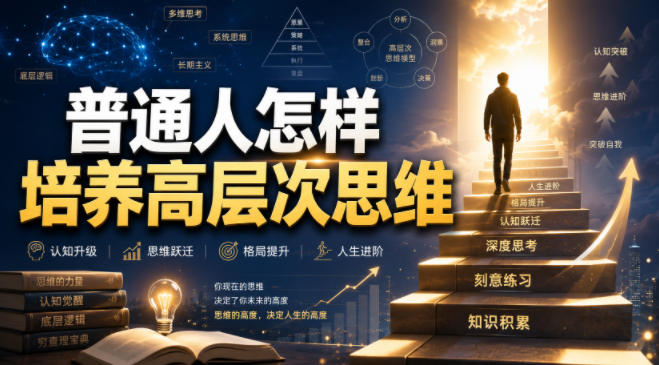 付费文章:普通人怎样培养高层次思维-宇文网创