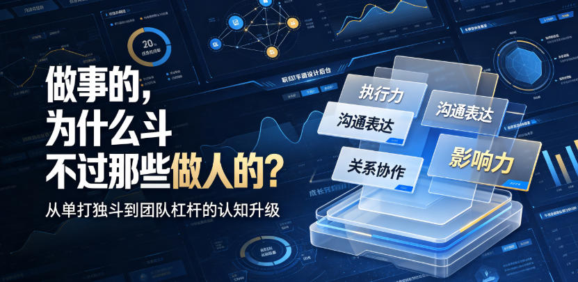 付费文章：做事的，为什么斗不过那些做人的？-宇文网创