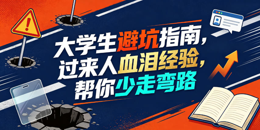 某公众号付费文章:大学生避坑指南,过来人血泪经验,帮你少走弯路-宇文网创