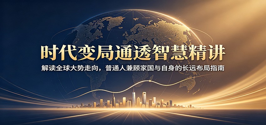 时代变局通透智慧精讲:解读全球大势走向,普通人兼顾家国与自身的长远布局指南-宇文网创