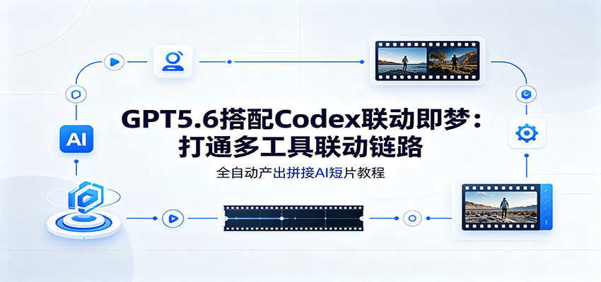 GPT5.6搭配Codex联动即梦:打通多工具联动链路,全自动产出拼接AI短片教程-宇文网创
