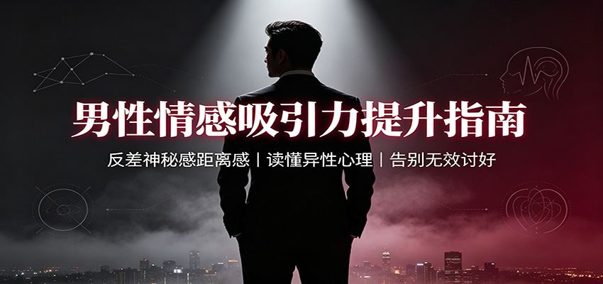 男性情感吸引力提升指南:反差神秘感距离感,读懂异性心理,告别无效讨好-宇文网创