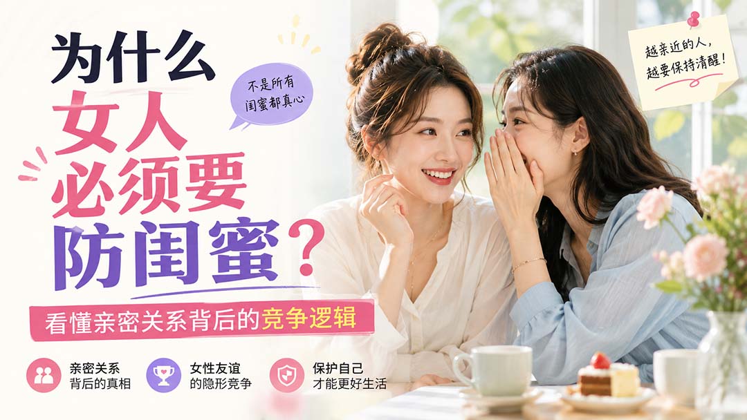 （20114期）付费文章：为什么女人必须要防闺蜜？看懂亲密关系背后的竞争逻辑-宇文网创