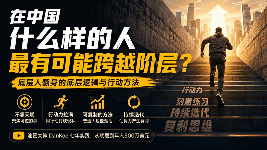 （20083期）付费文章：在中国什么样的人最有可能跨越阶层？底层人翻身的方法！-宇文网创