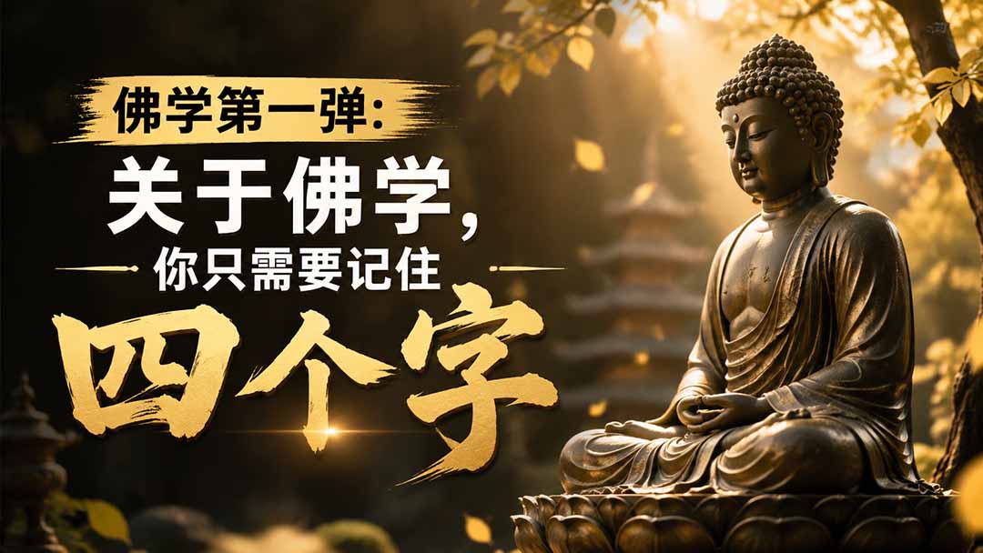 （19728期）付费文章：佛学第一弹:关于佛学，你只需要记住四个字-宇文网创