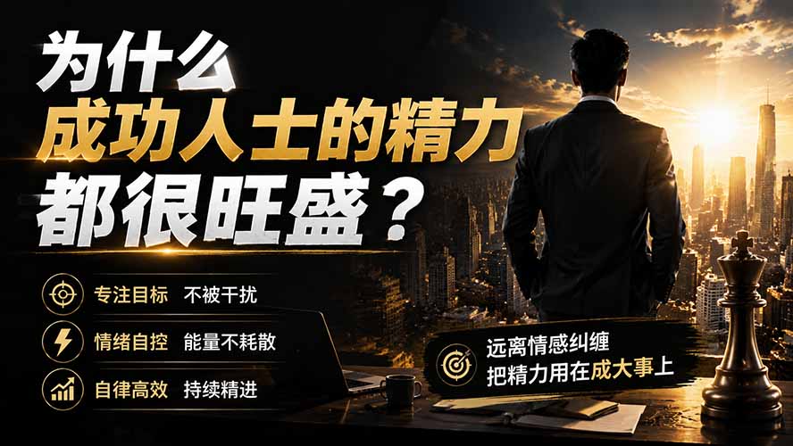 (19754期)付费文章:为什么成功人士的精力都很旺盛?-宇文网创