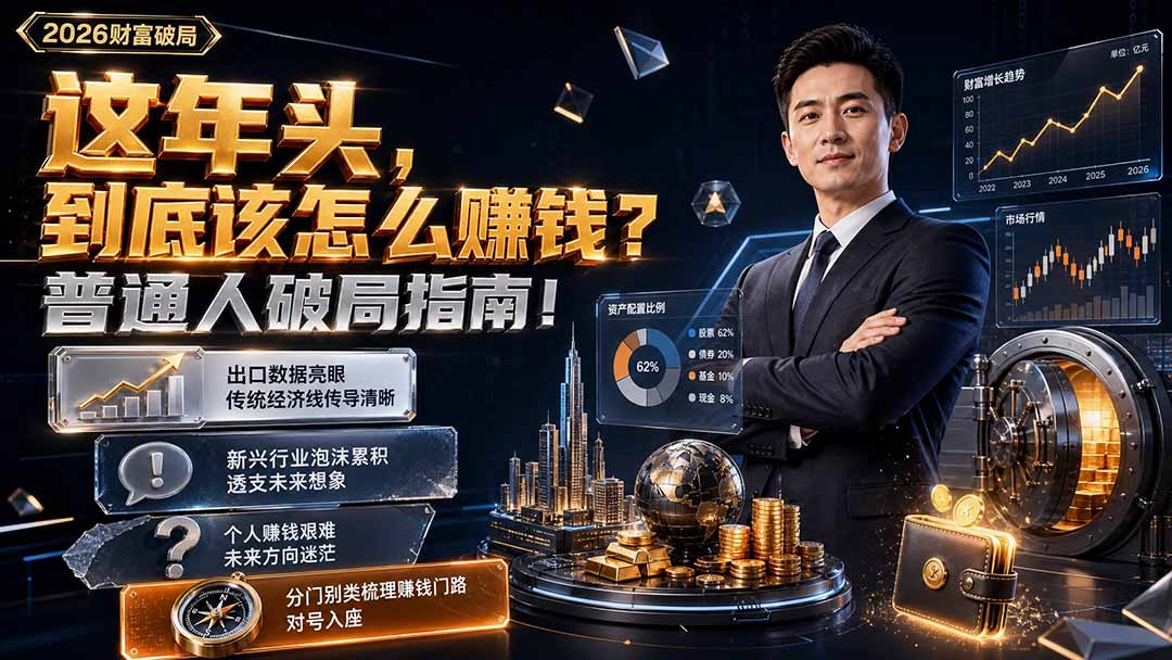 (19660期)付费文章:这年头,到底该怎么赚钱?普通人破局指南!-宇文网创