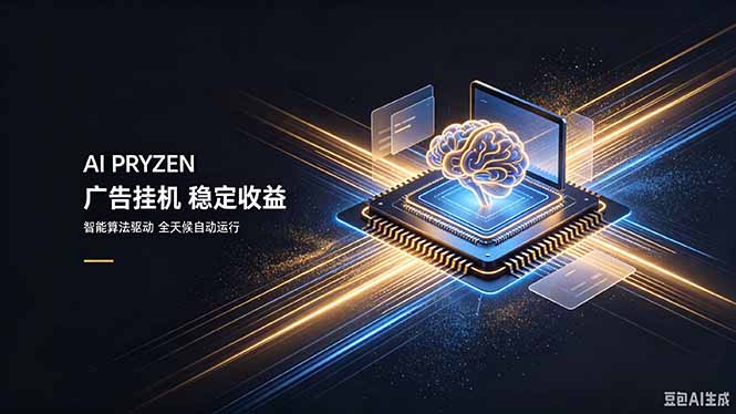 (19815期)AI Pryzen 广告挂机|24小时自动跑,日入300-500,新手零门槛-宇文网创