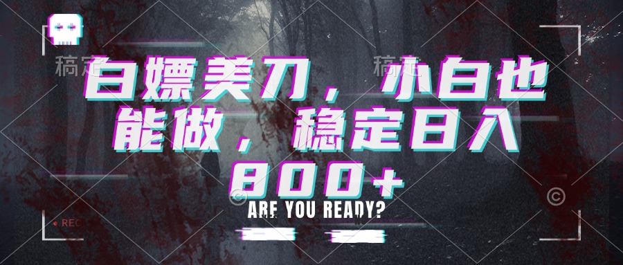 (20163期)白嫖美刀,小白也能做,稳定日入800+-宇文网创