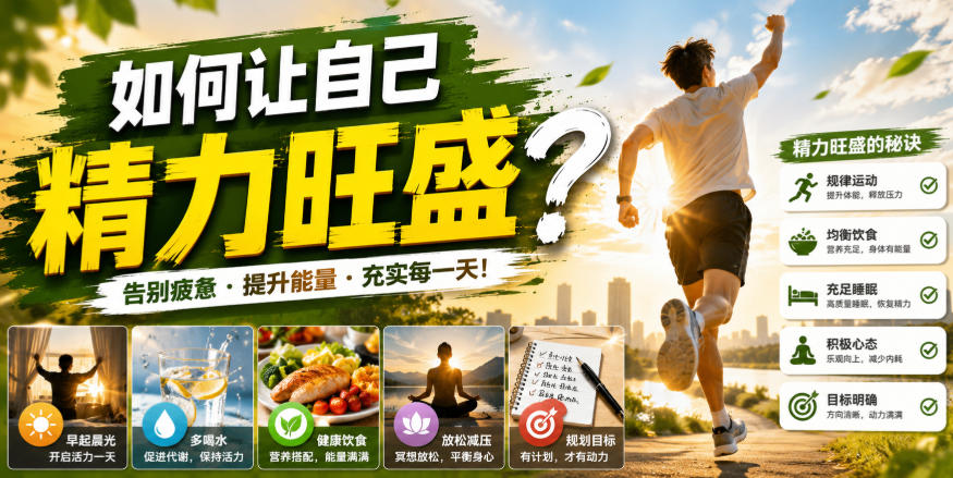 付费文章：如何让自己精力旺盛？-宇文网创