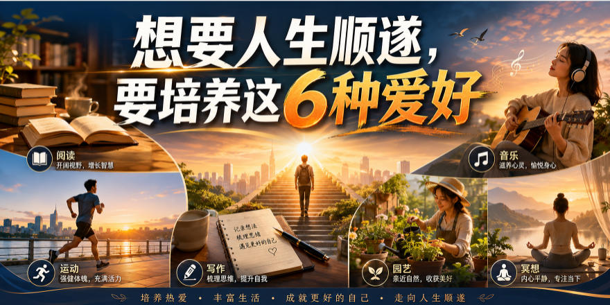公众号付费文章:想要人生顺遂,要培养这6种爱好-宇文网创