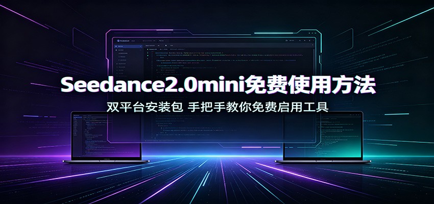 Seedance2.0mini免费使用方法:双平台安装包,手把手教你免费启用工具-宇文网创