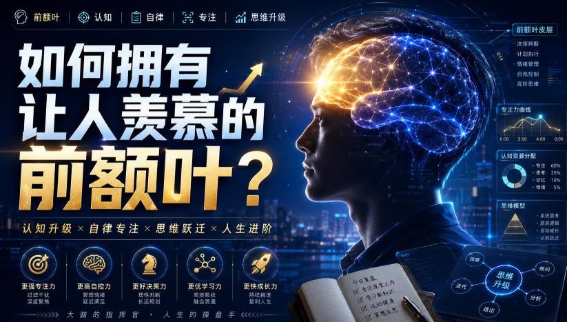 付费文:如何拥有让人羡慕的前额叶?-宇文网创