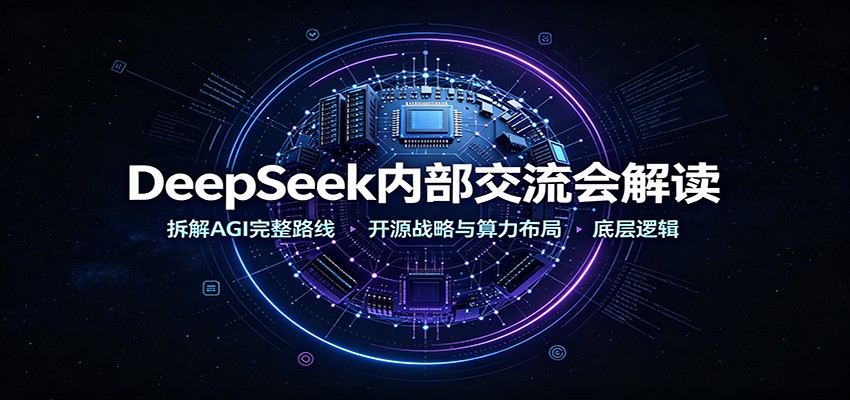DeepSeek内部交流会解读：拆解AGI完整路线，开源战略与算力布局底层逻辑-宇文网创