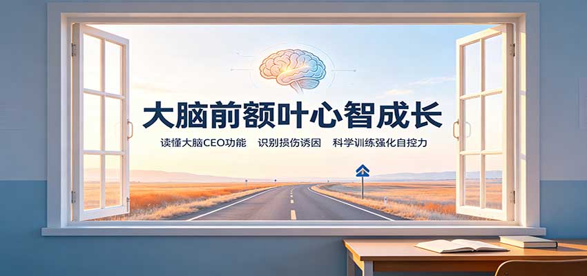 大脑前额叶心智成长：读懂大脑CEO功能，识别损伤诱因，科学训练强化自控力-宇文网创