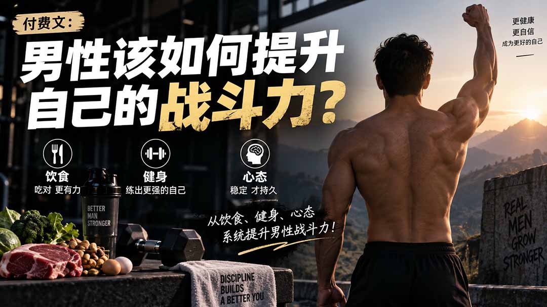 (20421期)付费文章:男性该如何提升自己的战斗力?-宇文网创