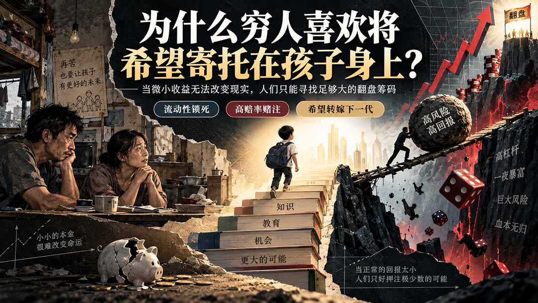 (20318期)社群精品文章:为什么穷人喜欢将希望寄托在孩子身上?-宇文网创