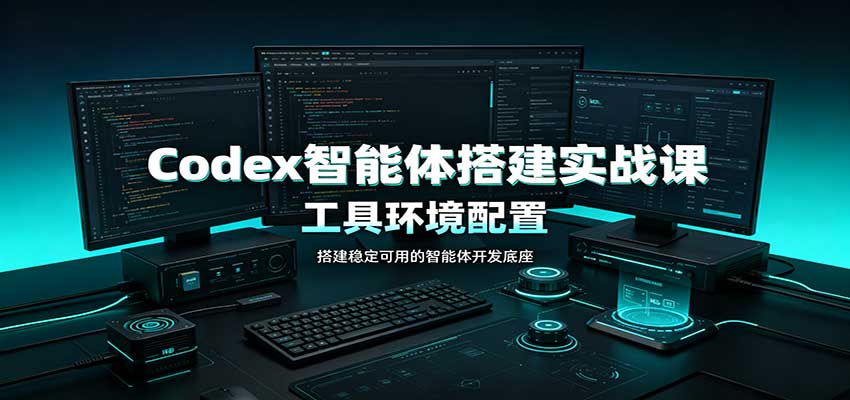 Codex智能体搭建实战课：工具环境配置，自定义技能开发，多业务自动化教学-宇文网创