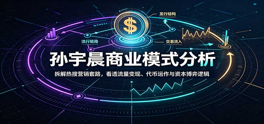 孙宇晨商业模式分析:拆解热搜营销套路,看透流量变现、代币运作与资本博弈逻辑-宇文网创