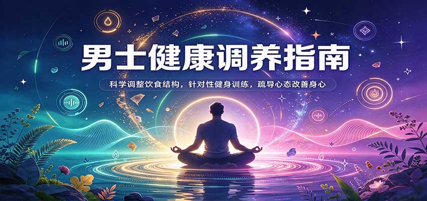 男士健康调养指南:科学调整饮食结构,针对性健身训练,疏导心态改善身心-宇文网创